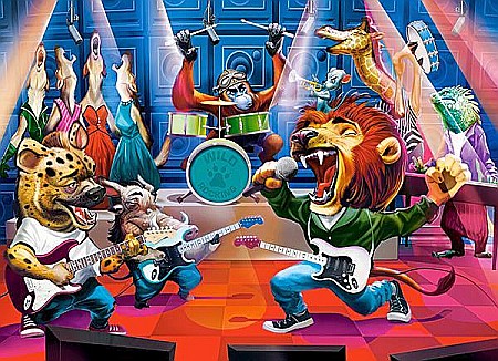 Puzzle 300 piese Animal Rock Concert - Castorland 30453 [1]