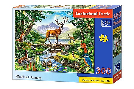 Puzzle 300 piese - Puzzle 300 piese Animalele Padurii 30408