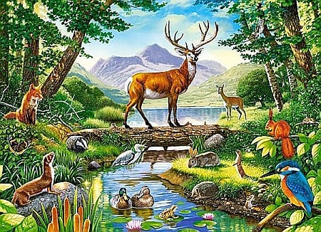 Puzzle 300 piese Animalele Padurii 30408 [1]