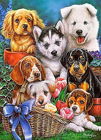 Puzzle 300 piese Catelusi 030323 [1]