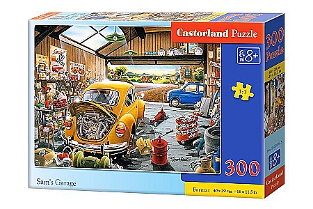 Puzzle 300 piese - Puzzle 300 piese Sams Garage Castorland 30422