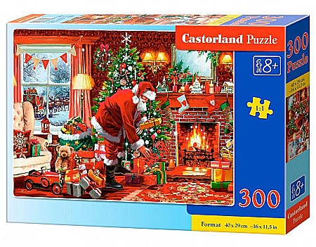 Puzzle 300 piese - Puzzle 300 piese Santas special delivery Castorland 30538