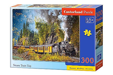 Puzzle - Puzzle 300 piese Steam Train Trip Castorland 30446