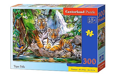 Puzzle 300 piese - Puzzle 300 piese Tigrisori la Cascada 30385