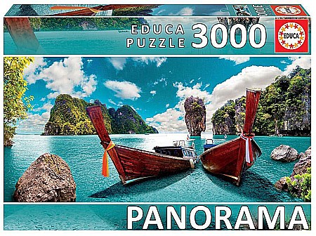 Puzzle - Puzzle 3000 piese Panoramic Phuket, Thailand 18581