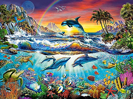 Puzzle 3000 piese Paradise Cove 300396 [1]