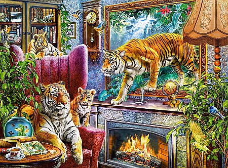 Puzzle 3000 piese Tigri 300556 [1]