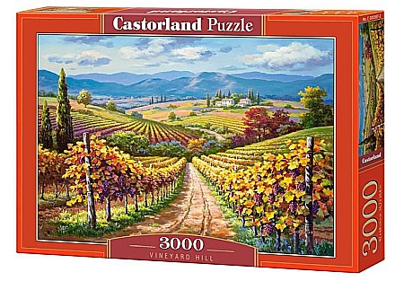 Puzzle - Puzzle 3000 piese Vineyard Hill - Castorland - 300587