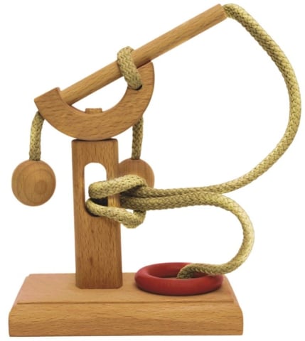 Puzzle - Puzzle 3D IQ Games – Jocuri logice si de indemanare din lemn