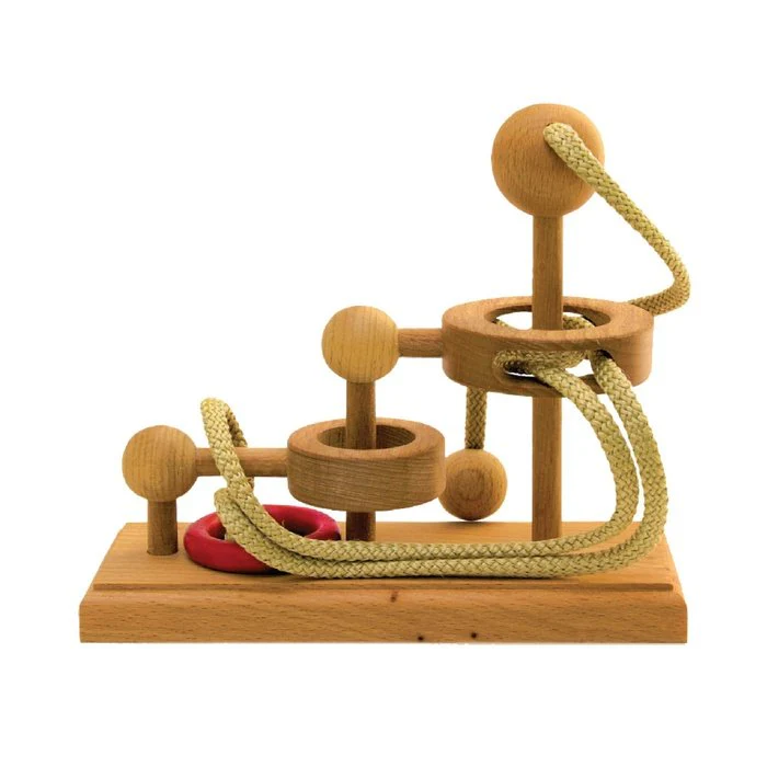 Puzzle - Puzzle 3D IQ Games Maxi – Jocuri logice si de indemanare din lemn