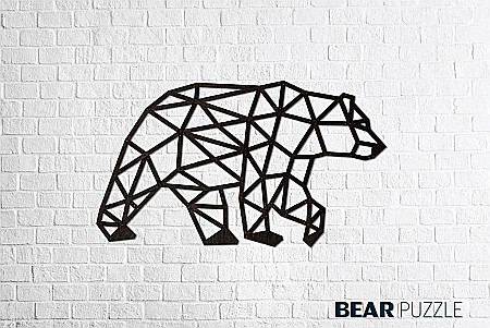 Puzzle 3D - Puzzle 3D Lemn Bear Eco Wood Art