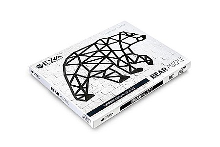 Puzzle 3D Lemn Bear Eco Wood Art [2]