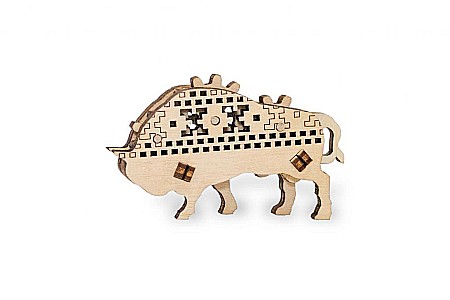Puzzle 3D - Puzzle 3D Lemn Bison Eco Wood Art