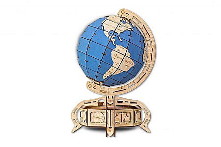 Puzzle 3D - Puzzle 3D Lemn Blue Globe Eco Wood Art