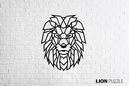 Puzzle - Puzzle 3D Lemn Lion Eco Wood Art