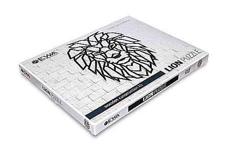 Puzzle 3D Lemn Lion Eco Wood Art [2]