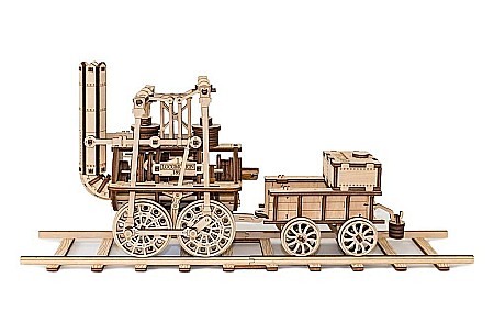 Puzzle 3D Lemn Locomotion Eco Wood Art [4]