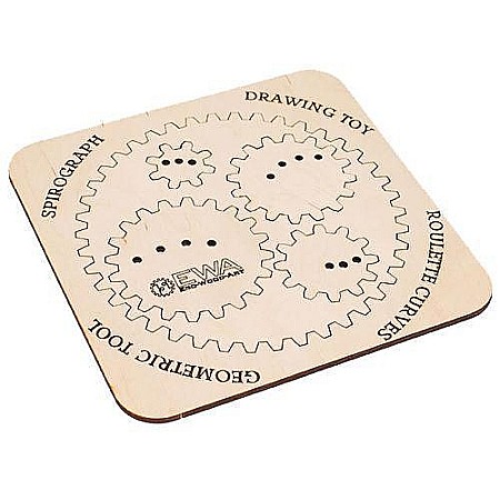 Puzzle 3D - Puzzle 3D Lemn Spirograph Eco Wood Art