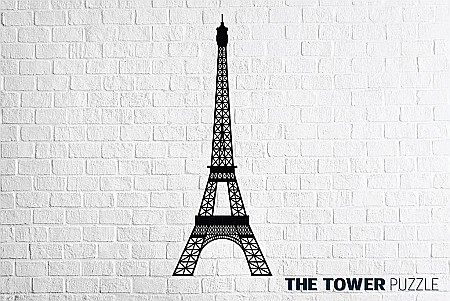 Puzzle 3D - Puzzle 3D Lemn The Tower Eco Wood Art