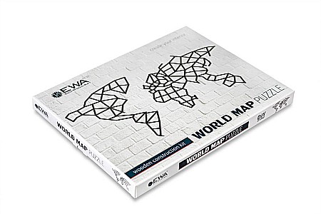 Puzzle 3D Lemn World Map Eco Wood Art [3]