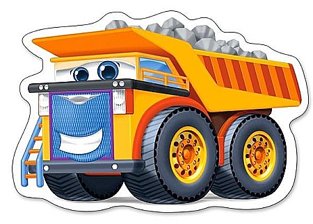 Puzzle 4 in 1 (3+4+6+9 piese) Funny Building Machines 5024 [5]