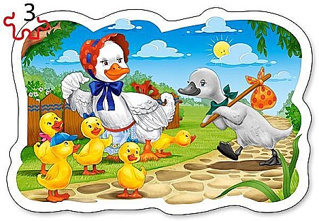 Puzzle 4 in 1 (3+4+6+9 piese) Povesti Clasice 5086 [2]