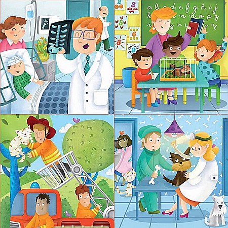 Puzzle 4 in 1 I Want to Be 17146 [1]