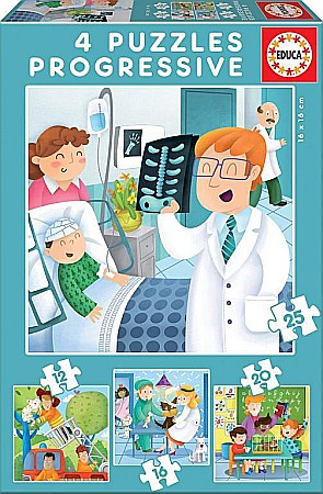 Puzzle 4 in 1 - Puzzle 4 in 1 I Want to Be 17146