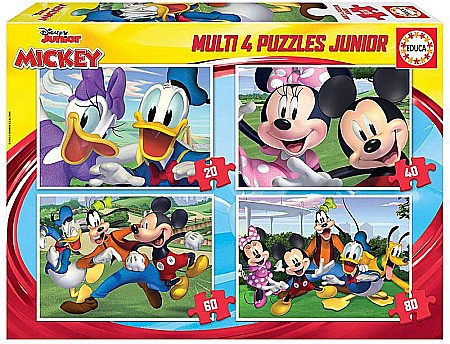 Puzzle - Puzzle 4 in 1 Mickey and Friends 18627