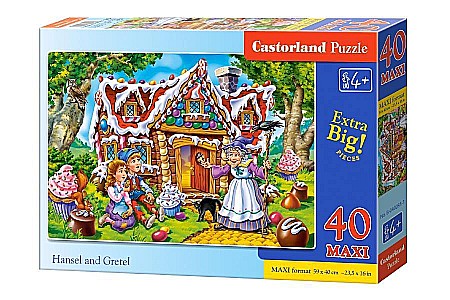 Puzzle 40 piese - Puzzle 40 piese MAXI Hansel and Gretel 040285