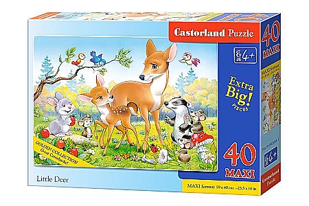 Puzzle 40 piese - Puzzle 40 piese Maxi Little Deer 40384
