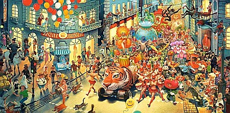 Puzzle 4000 piese Carnaval in Rio - Art Collection Castorland 400379 [1]