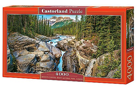 Puzzle 4000 piese - Puzzle 4000 piese Mistaya Canyon Bnaff 400348 Castorland