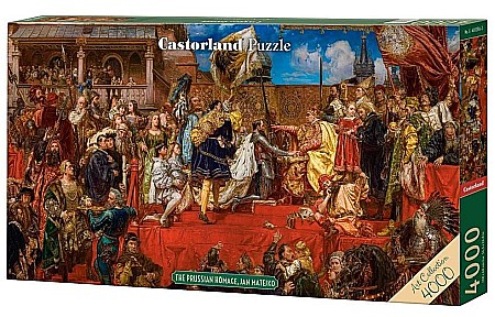 Puzzle - Puzzle 4000 piese The Prussian Homage, Jan Matejko Art Collection Castorland 400386