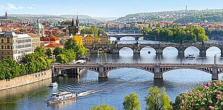 Puzzle 4000 piese - Puzzle 4000 piese Vltava Bridges in Prague 400096