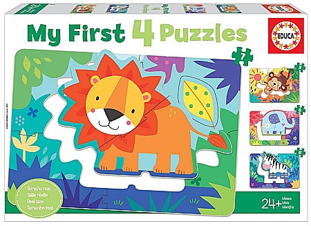 Puzzle - Puzzle 5-6-7-8 piese My First 4 Puzzles 18897 EDUCA