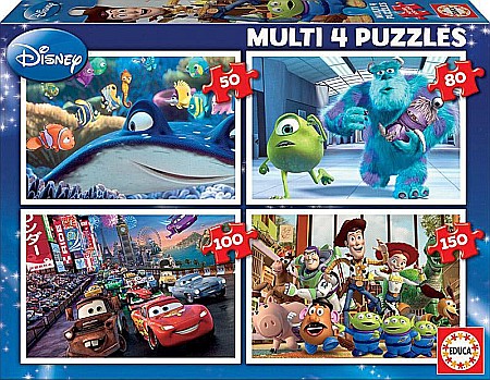 Puzzle - Puzzle 50, 80, 100 si 150 piese Multi Pixar 15615