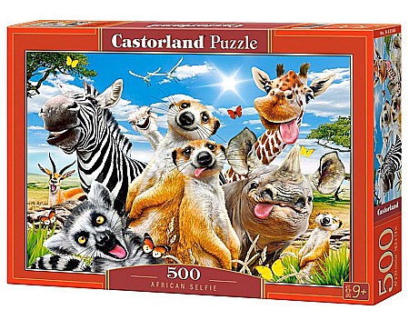 Puzzle 500 piese - Puzzle 500 piese African Selfie Castorland 53568