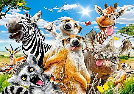 Puzzle 500 piese African Selfie Castorland 53568 [1]