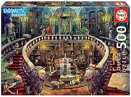 Puzzle 500 piese - Puzzle 500 piese Enigmatic Antique Library 18479