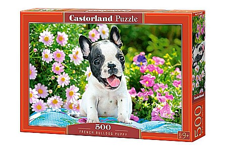 Puzzle - Puzzle 500 piese French Bulldog Puppy Castorland 53650