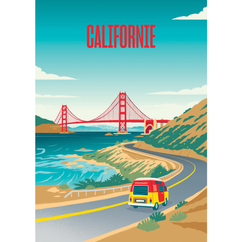 Puzzle 500 piese Hachette Holiday Dreams California [1]