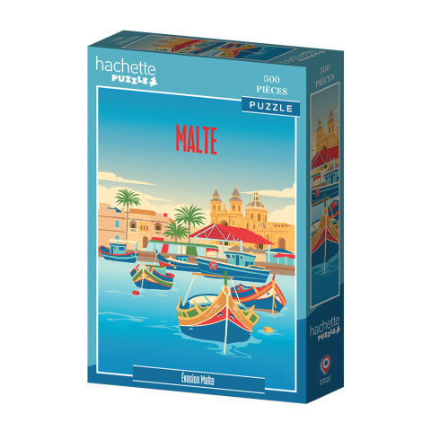 Puzzle 500 piese - Puzzle 500 piese Hachette Holiday Dreams Malta