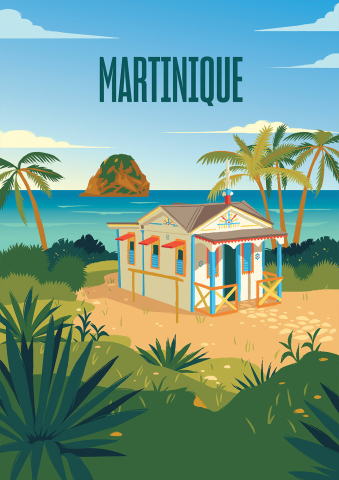 Puzzle 500 piese Hachette Holiday Dreams Martinique [1]