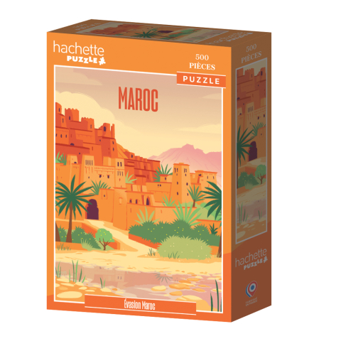Puzzle 500 piese - Puzzle 500 piese Hachette Holiday Dreams – Morocco