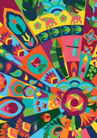 Puzzle 500 piese Hachette Mandala [1]