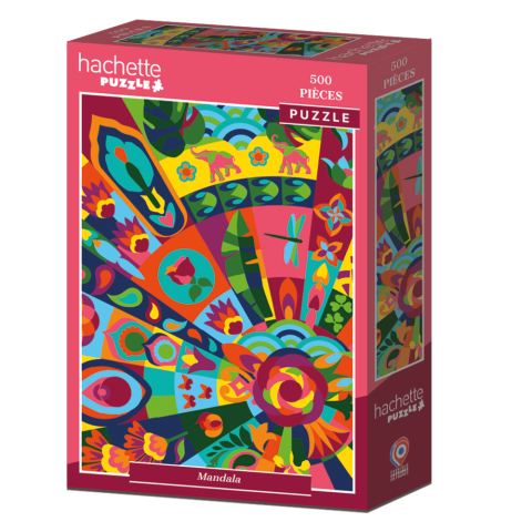 Puzzle 500 piese - Puzzle 500 piese Hachette Mandala