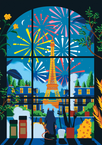 Puzzle 500 piese Hachette Sous le Ciel de Paris [1]