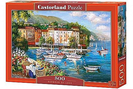 Puzzle - Puzzle 500 piese Harbour of Love 53414