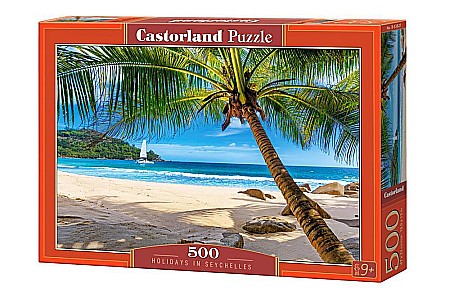 Puzzle - Puzzle 500 piese Holiday in Seychelles 53827 Castorland